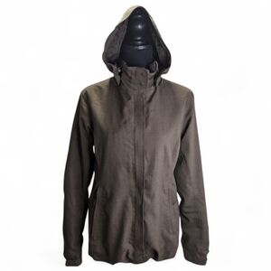 REI Women's E1 Elements Brown Removable Hood Utility Jacket Size S